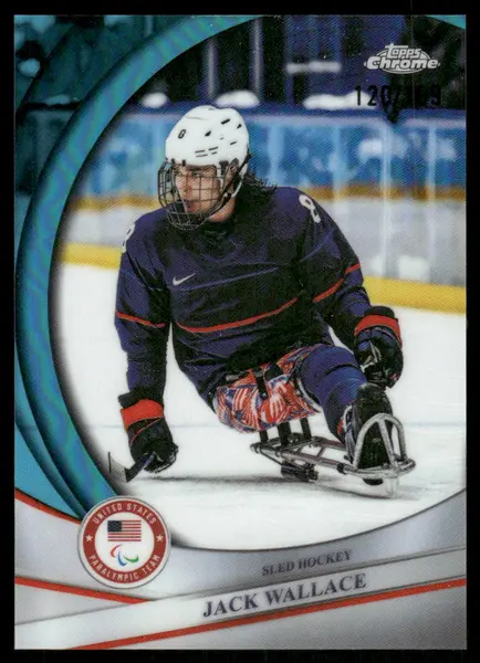 2026 Topps Chrome U.S. Olympic and Paralympic Team Hopefuls Aqua Refractors #146 Jack Wallace /199