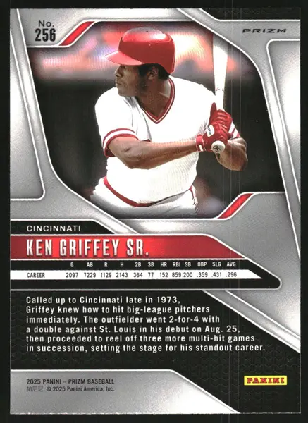 2025 Panini Prizm Prizms Green #256 Ken Griffey Sr.