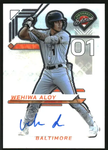 2025 Panini Prospect Edition Holo Prospect Ticket Signatures Prizms #109 Wehiwa Aloy Auto
