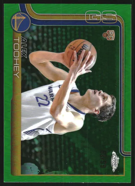 2025-26 Topps Chrome Green Refractors #298 Alex Toohey /99