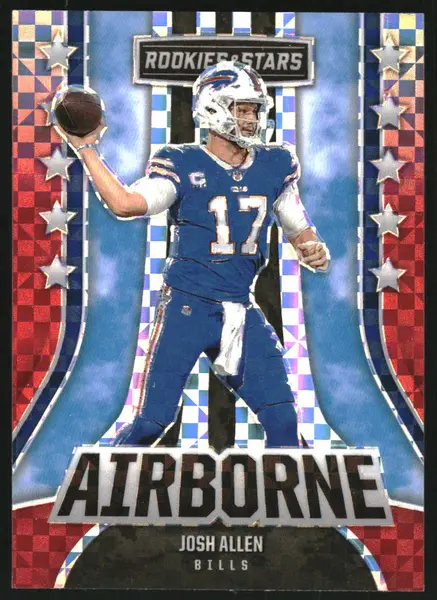 2023 Rookies and Stars Airborne Red Plaid #4 Josh Allen