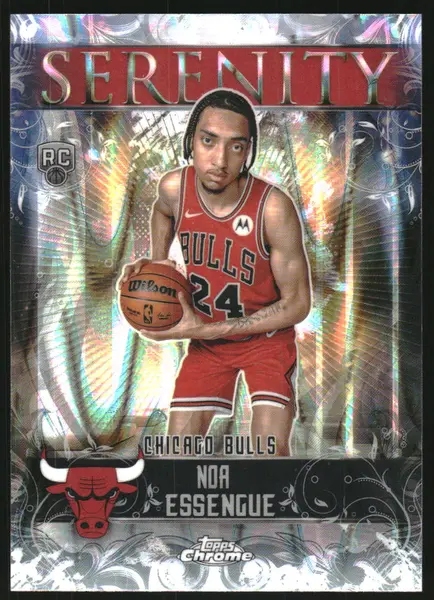 2025-26 Topps Chrome Serenity RayWave Refractors #SY15 Noa Essengue