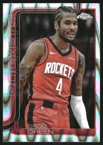 2025-26 Topps Chrome RayWave Refractors #58 Jalen Green