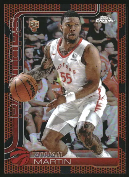 2025-26 Topps Chrome Basketball Refractors #290 Alijah Martin
