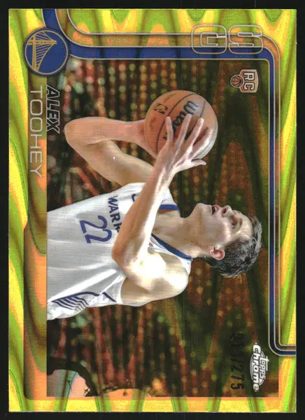 2025-26 Topps Chrome RayWave Yellow Refractors #298 Alex Toohey /275