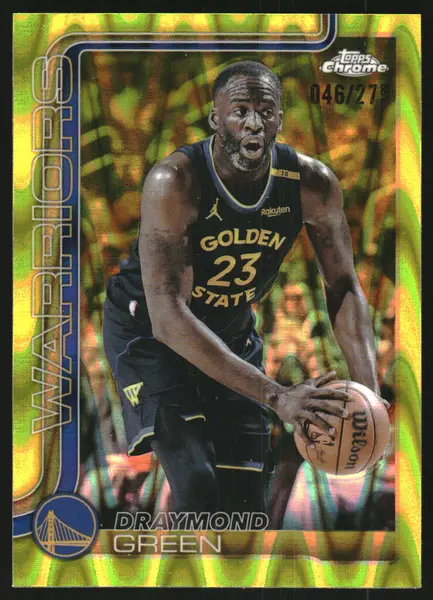 2025-26 Topps Chrome RayWave Yellow Refractors #234 Draymond Green /275
