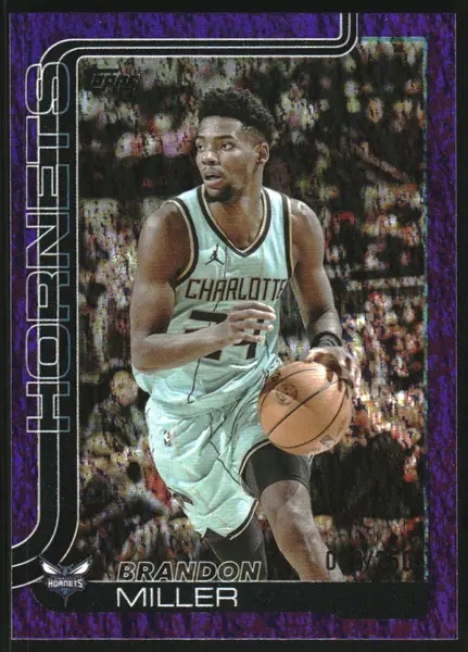 2025-26 Topps Purple Holo Foil #68 Brandon Miller /250
