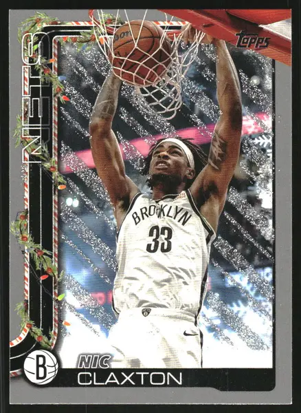 2025-26 Topps Holiday Glitter Holiday #H9 Nic Claxton