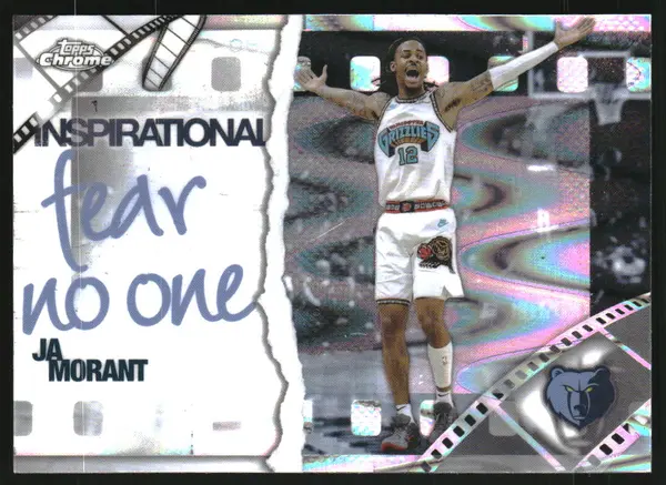 2025-26 Topps Chrome Inspirational RayWave Refractors #IP15 Ja Morant