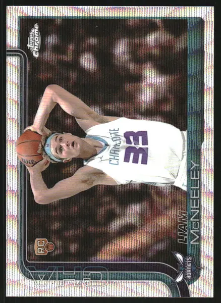 2025-26 Topps Chrome Wave Refractors #279 Liam McNeeley