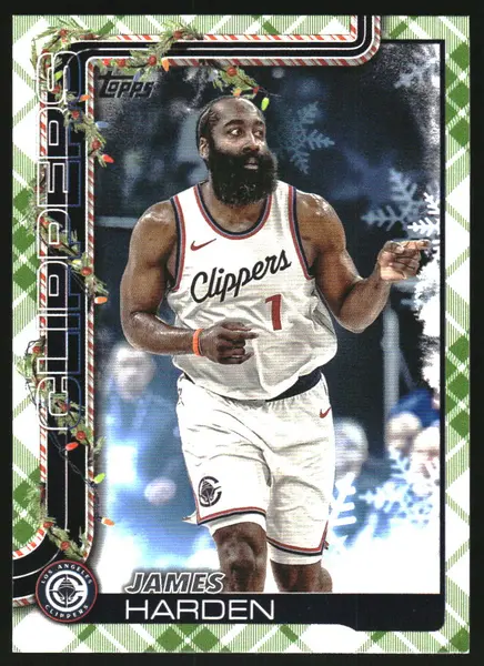 2025-26 Topps Holiday Plaid #H113 James Harden