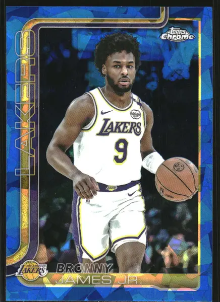 2025-26 Topps Chrome Sapphire #182 Bronny James Jr.