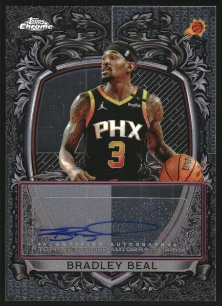 2025-26 Topps Chrome Signature Style #SSBB Bradley Beal Auto