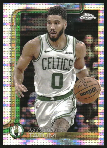 2025-26 Topps Chrome Pulsar Refractors #49 Jayson Tatum