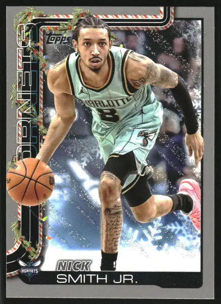 2025-26 Topps Holiday Glitter Holiday #H56 Nick Smith Jr.