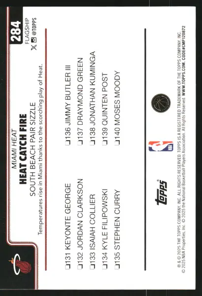 2025-26 Topps Power Players Green Holo Foil #PP10 Jimmy Butler III