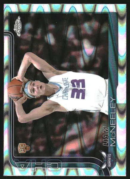 2025-26 Topps Chrome RayWave Refractors #279 Liam McNeeley