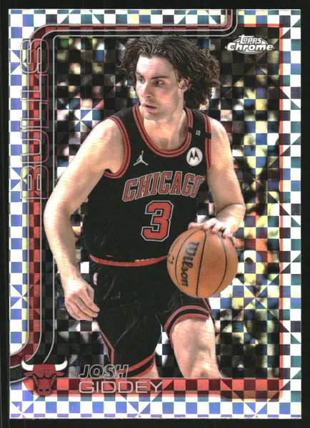 2025-26 Topps Chrome X-Fractors #48 Josh Giddey