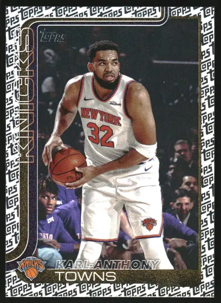 2025-26 Topps Foil Pattern #19 Karl-Anthony Towns