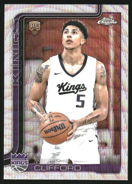 2025-26 Topps Chrome Wave Refractors #274 Nique Clifford