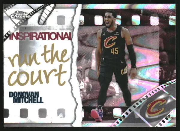 2025-26 Topps Chrome Inspirational RayWave Refractors #IP7 Donovan Mitchell