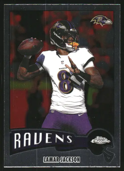 2025 Topps Chrome '75 Topps #19753 Lamar Jackson