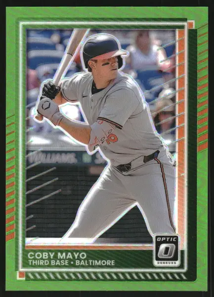 2025 Donruss Optic Lime Green #5 Coby Mayo /149