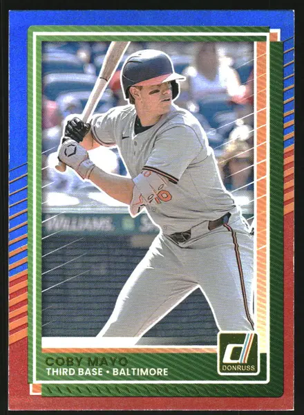 2025 Donruss Red and Blue #5 Coby Mayo