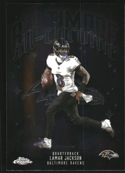 2025 Topps Chrome All Chrome Team #ACT1 Lamar Jackson