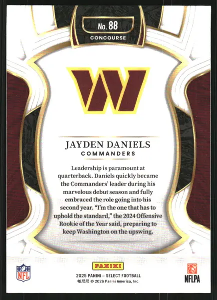 2025 Select #88 Jayden Daniels