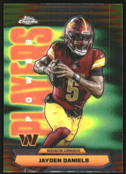 2025 Topps Chrome Power Players #PP3 Jayden Daniels