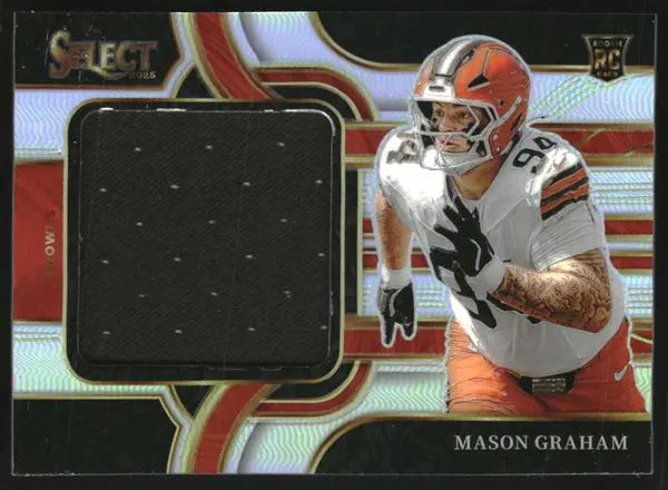 2025 Select Jumbo Rookie Swatches Prizm #7 Mason Graham Jersey /149