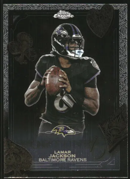 2025 Topps Chrome Fortune 15 #F151 Lamar Jackson