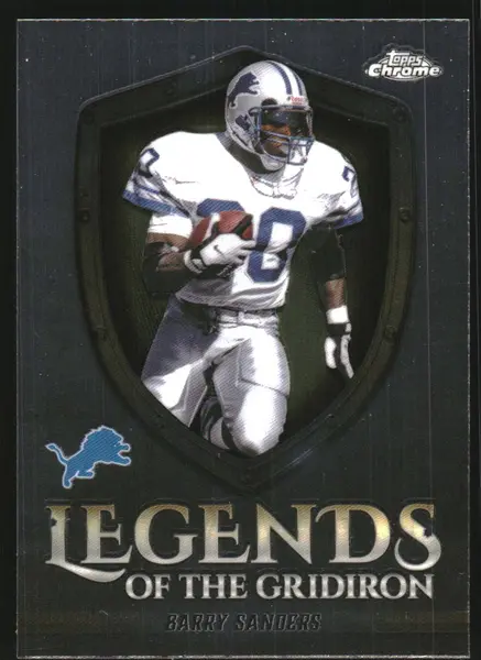 2025 Topps Chrome Legends of the Gridiron #LOG11 Barry Sanders