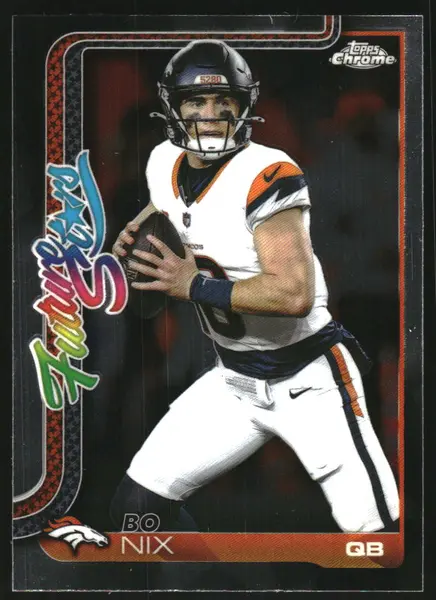 2025 Topps Chrome Future Stars #FS15 Bo Nix