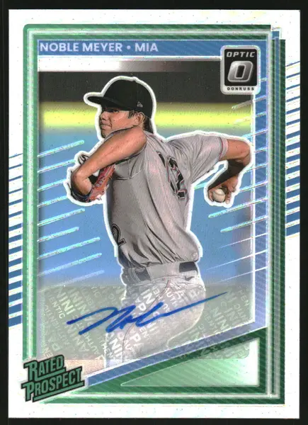 2025 Donruss Optic Rated Prospects Signatures #110 Noble Meyer Auto