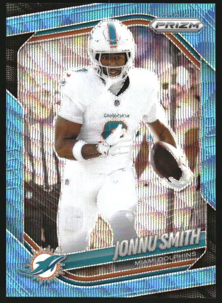 2025 Panini Prizm Prizms Blue Wave #51 Jonnu Smith /230