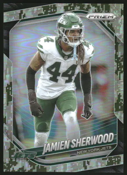 2025 Panini Prizm Prizms Forest Camo #221 Jamien Sherwood /15
