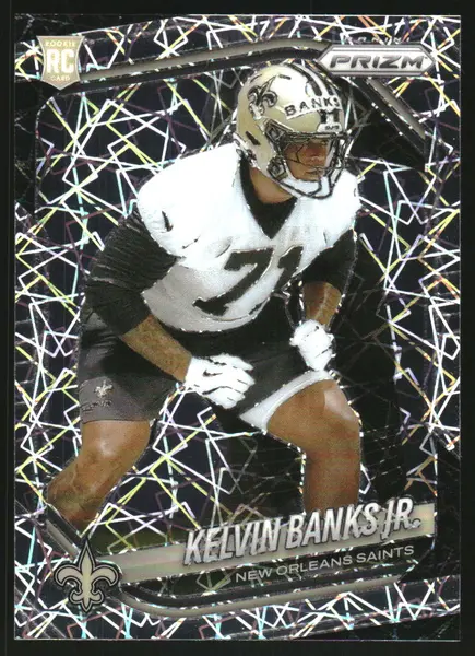 2025 Panini Prizm Prizms Lazer #347 Kelvin Banks Jr.