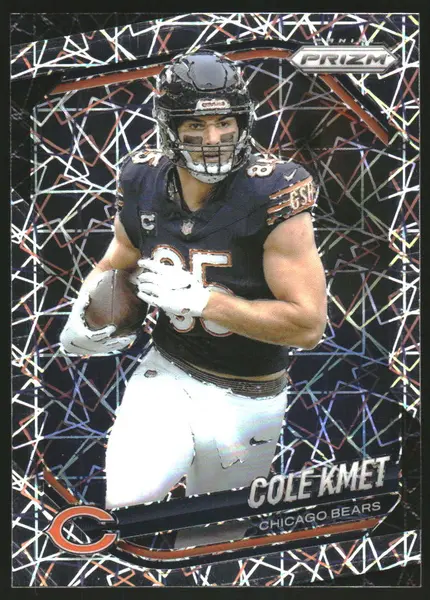 2025 Panini Prizm Prizms Lazer #112 Cole Kmet