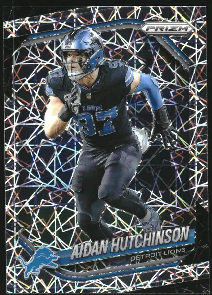 2025 Panini Prizm Prizms Lazer #210 Aidan Hutchinson
