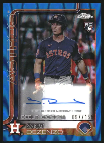 2025 Topps Chrome Update Rookie Debut Autographs Gold Refractors #CRDABL Brandon Lockridge Auto /50